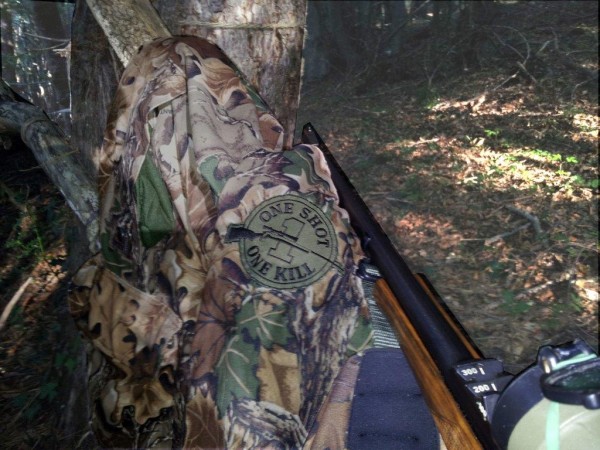 Points de vue d'une carabine : Photos prises à la chasse.