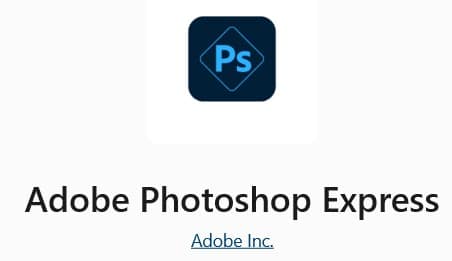 Windows : Remplacez L'appli "PHOTOS" de MICROSOFT " par ADOBE PHOTOSHOP EXPRESS.